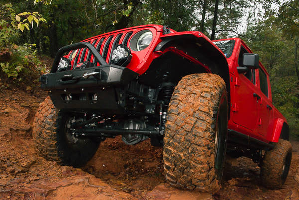 Brave Motorsports Project Jeep Gladiator front end underside