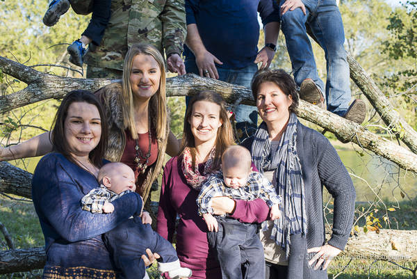 The Ladies and their babies portrait