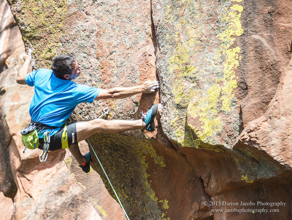 Marcus Garcia going for it!