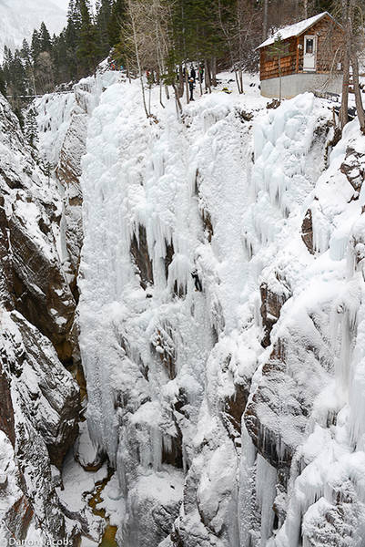 Upper bridge Area Ice Climbers