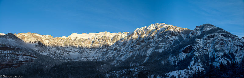 Mountains above Ouray Amphitheater