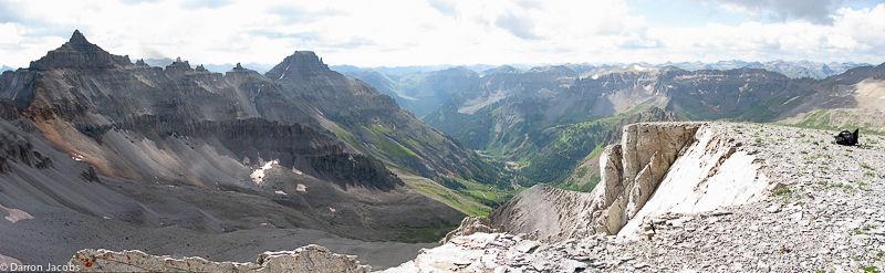 The View from top of Cirque Peak