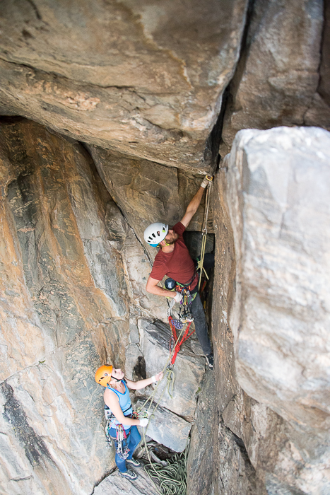 Anthony Johnson, leads, Crux, Roof Pitch, Roadrunner, 5.11 ****, Clear Creek Canyon, Golden, Colorado, Darron Jacobs, Fine Art...