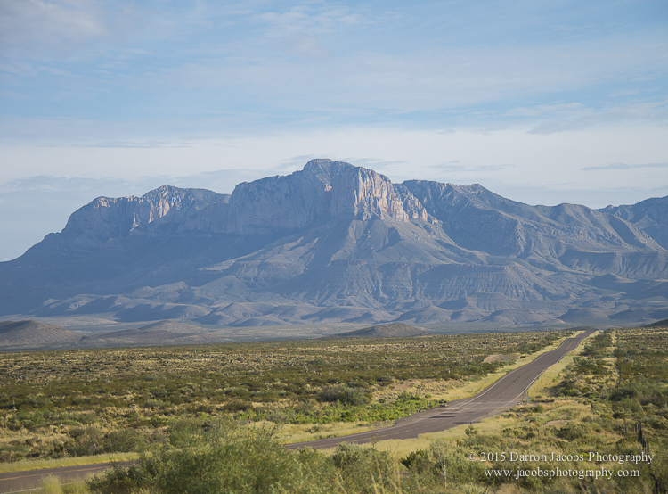 This image was taken in the early morning sun on the way to Colorado for a long weekend. Guadalupe Peak, also known as Signal...