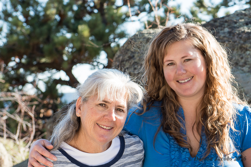 Mother and Daughter Outdoor Portrait, Sugarloaf Mountain, Boulder, Colorado, Darron Jacobs, Fine Art, Mountain, Landscape, Adventure...