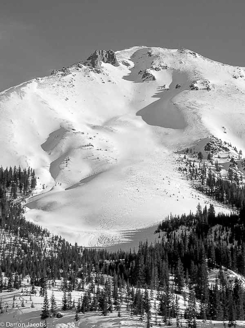 Tracks in the Snow Red Mountain Pass, Darron Jacobs, Fine Art, Mountain, Photography