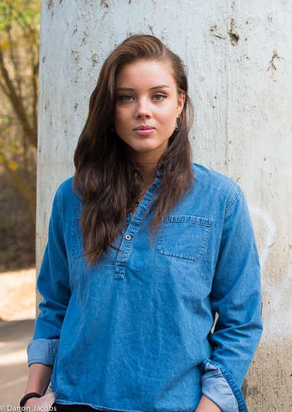 Urban Decay themed&nbsp;Creative Portraiture model photo session using natural light in an every day environment.